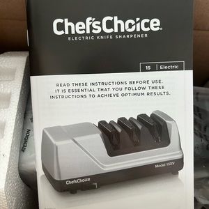chef's choice electric knife sharpener model 15xv